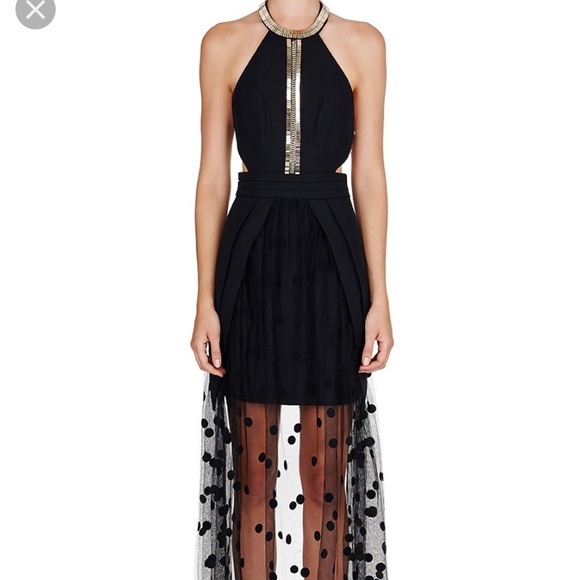 sass and bide black dress